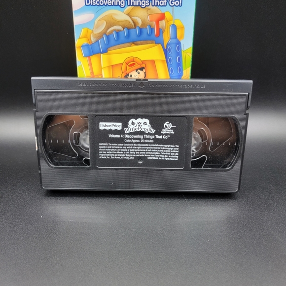 Fisher Price Little People Volume 4 Discovering Things That Go ! VHS Tape Kids - Picture 3 of 9
